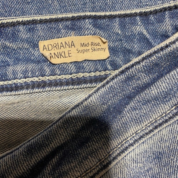 Mavi Jeans “Adriana” Ankle Super Skinny Jeans Size - Picture 11 of 13